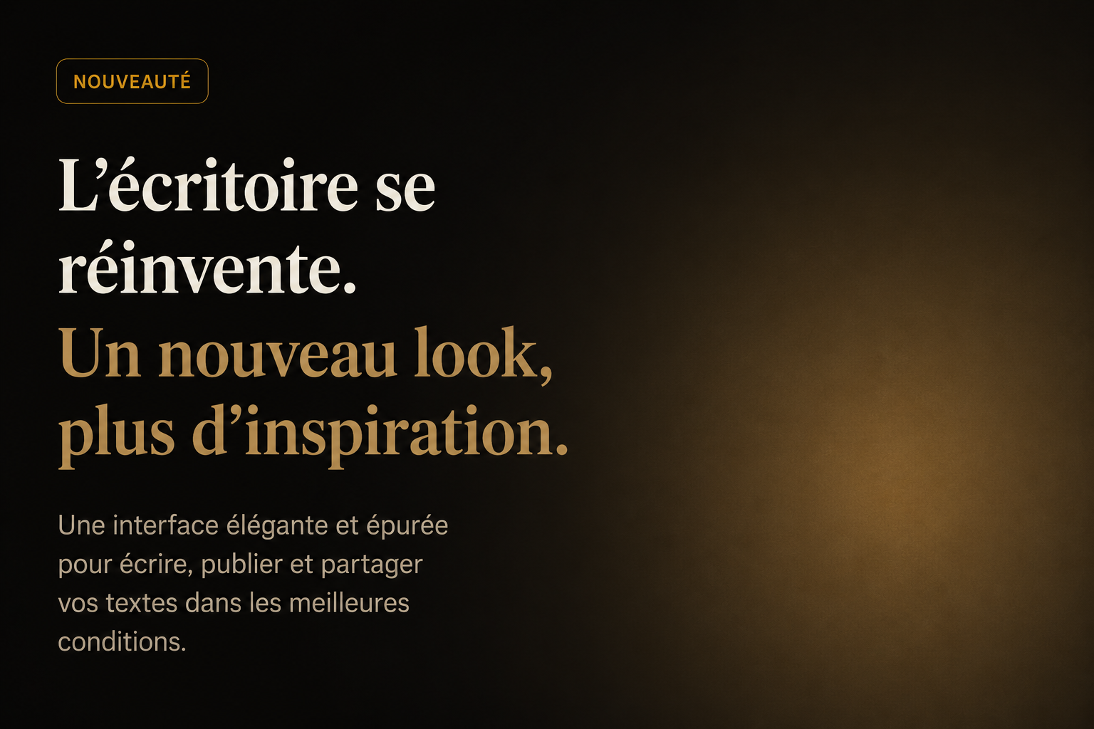 Illustration de l'article Quelques nouveautés !